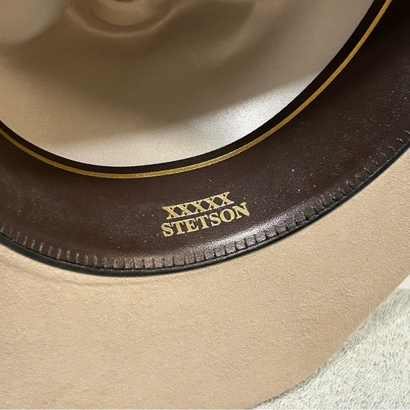 Stetson 5X Fur Felt Rancher Cowboy Hat - Picture 10 of 16